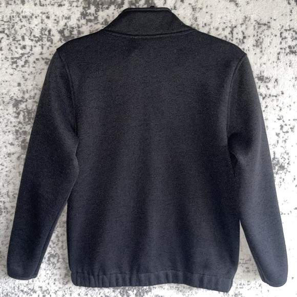 Timberland Boys High Neck Jacket Kids L 14 16 Zip Up Pockets Fleece Dark Gray - Picture 5 of 6